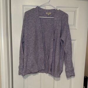LOFT Women's Lavender Cardigan